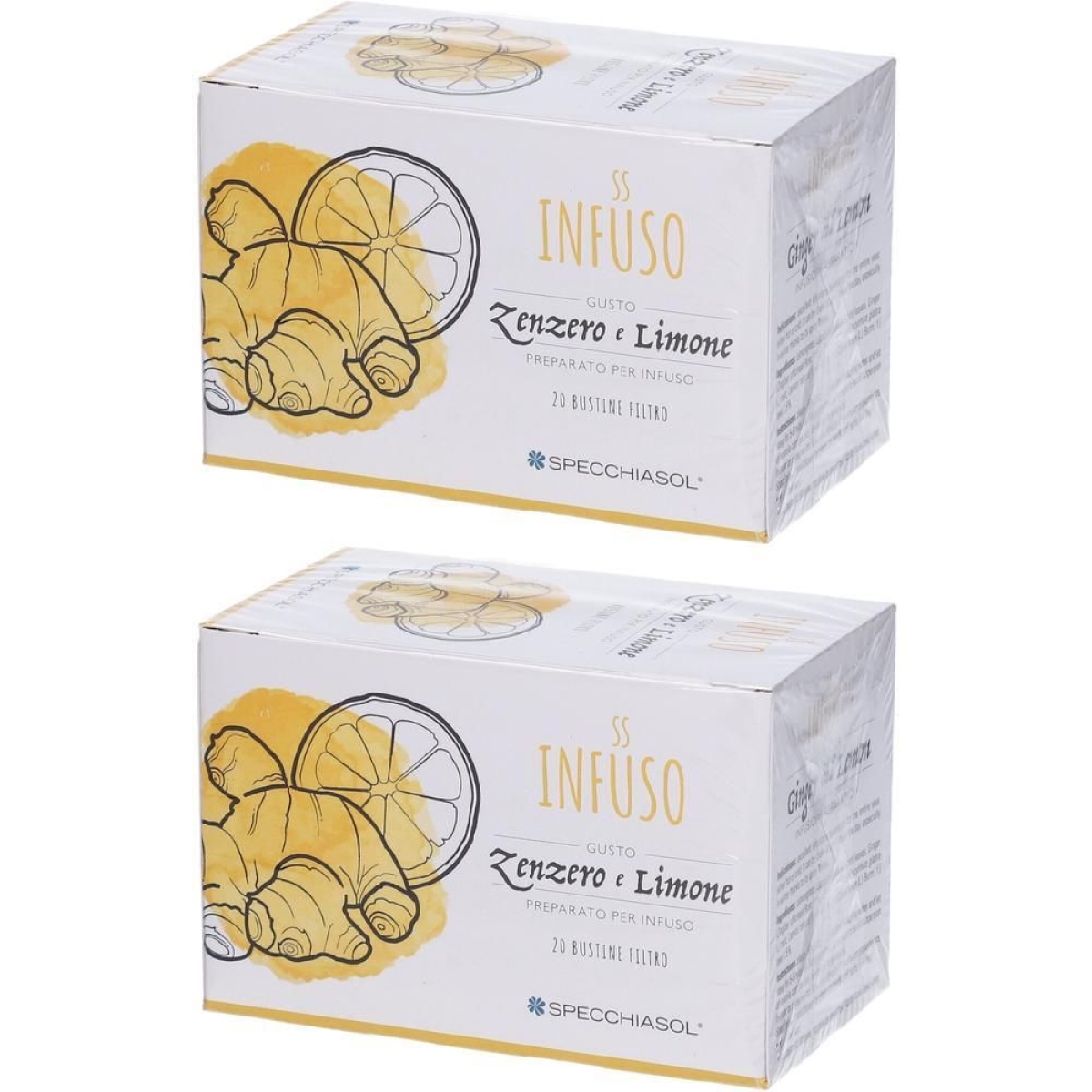 Cerca Offerte di Specchiasol infuso tisana zenzero + limone 2x20 pz bustine filtro e acquista online