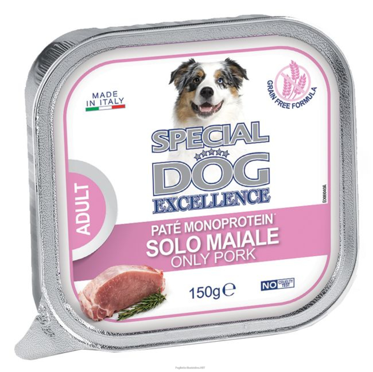 Cerca Offerte di special dog cane excellence monoproteico adult pate' solo maiale 150gr (vaschetta) e acquista online