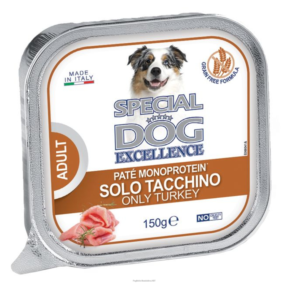 Cerca Offerte di special dog cane excellence monoproteico adult pate' solo tacchino 150gr (vaschetta) e acquista online