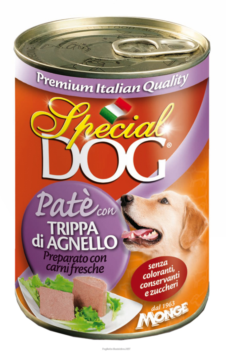 Cerca Offerte di special dog cane pate' agnello trippa 400gr (lattina) e acquista online