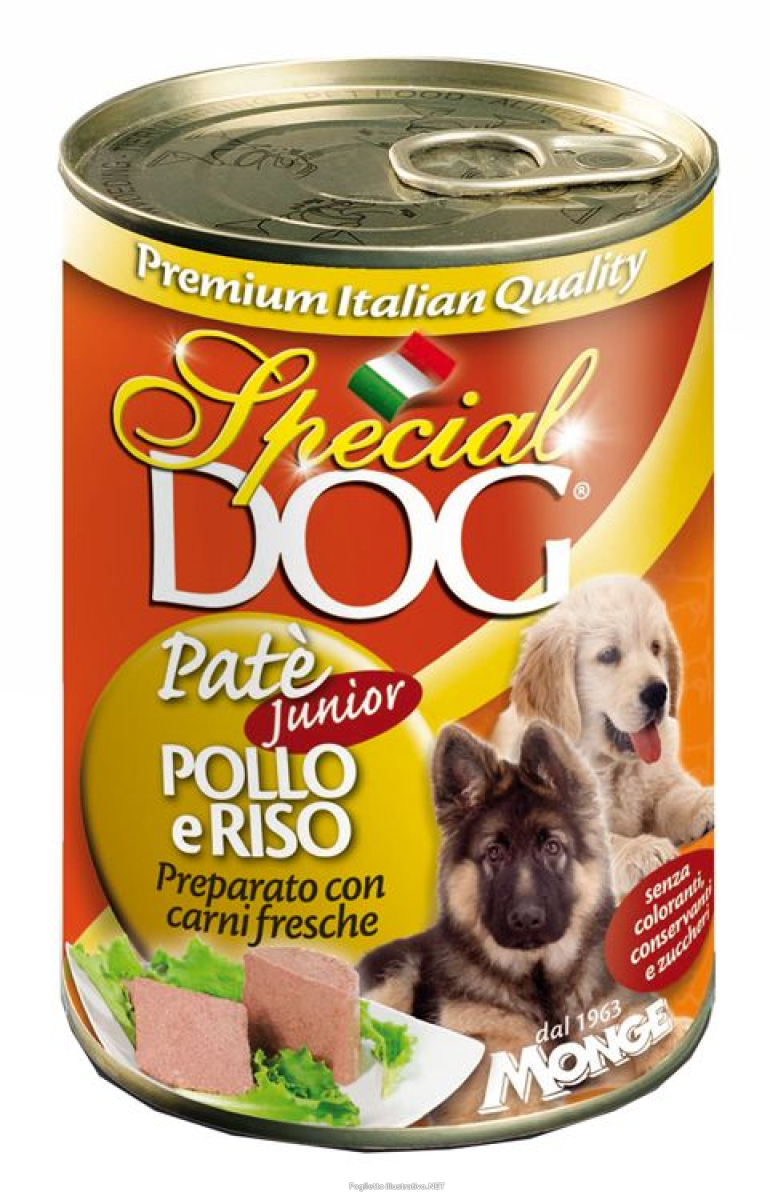 Cerca Offerte di special dog cane pate' junior pollo riso 400gr (lattina) e acquista online