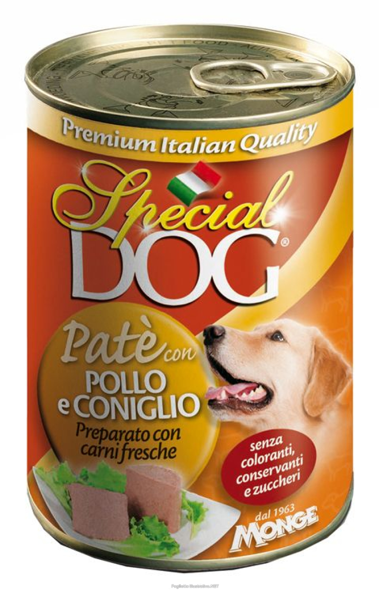 Cerca Offerte di special dog cane pate' pollo coniglio 400gr (lattina) e acquista online
