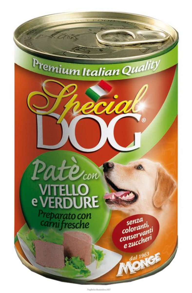 Cerca Offerte di special dog cane pate' vitello verdure 400gr (lattina) e acquista online