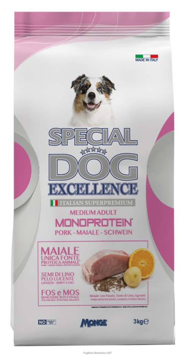 Cerca Offerte di special dog excellence monoproteico cibo secco maiale e patate per cani adulti taglia media 3kg e acquista online