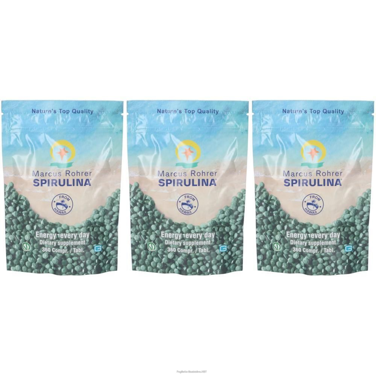 Cerca Offerte di spirulina marcus 360 compresse 3x108 g e acquista online