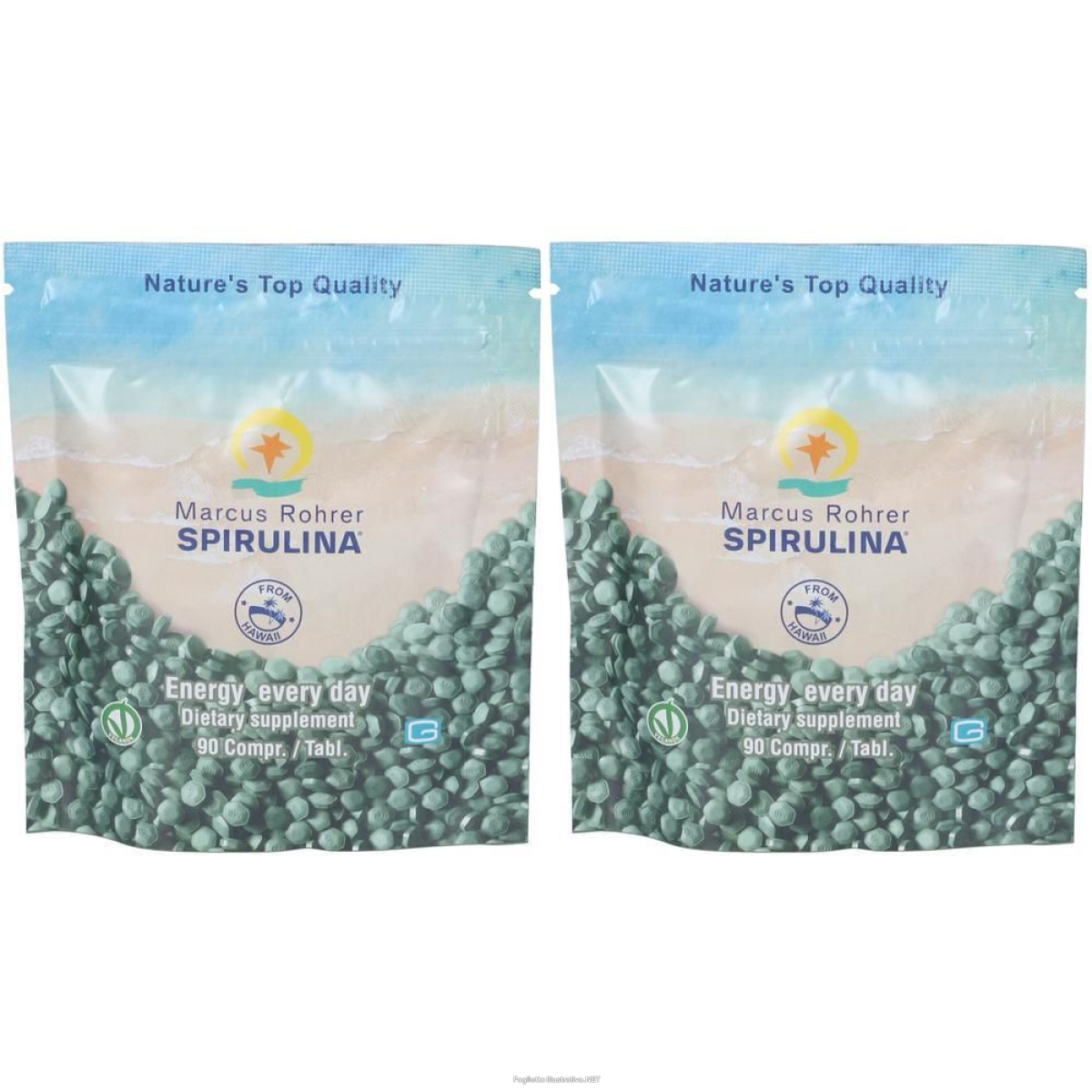 Cerca Offerte di spirulina marcus 90 compresse 2x27 g e acquista online