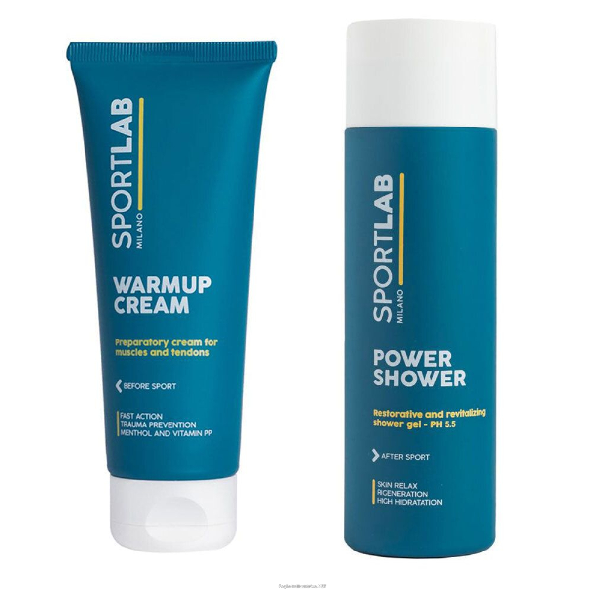 Cerca Offerte di sportlab milano® warmup cream + power shower 200+100 ml set e acquista online