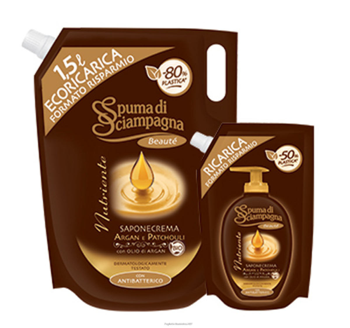 Cerca Offerte di spuma di sciampagna sapone liquido ecor 1,5lt argan e acquista online