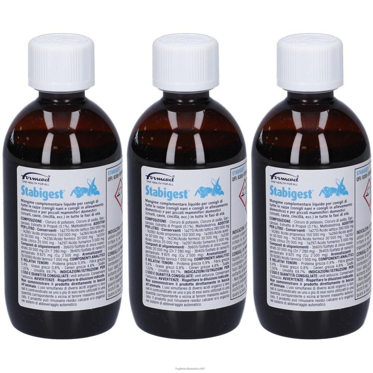 Cerca Offerte di Stabigest Soluzione Orale per Conigli e Piccoli Mammiferi 3x200 ml Sol e acquista online