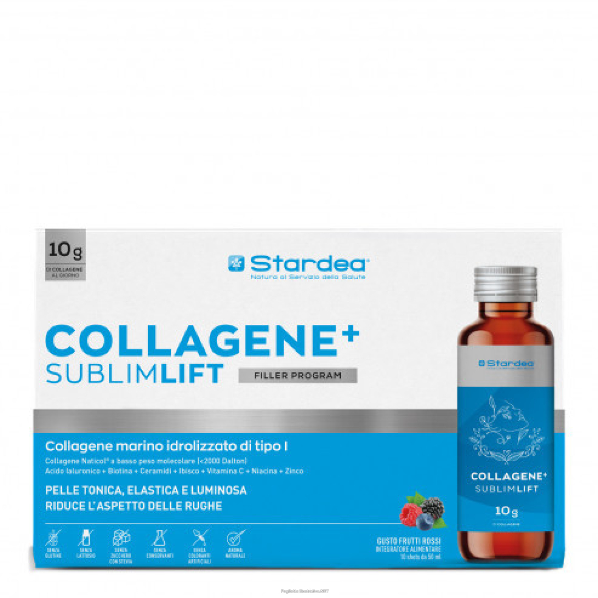 Cerca Offerte di stardea collagene + sublimlift shot da bere - integratore alimentare  a base di 10g di collagene marino di tipo 1 e acido ialuronico per la bellezza della pelle e acquista online