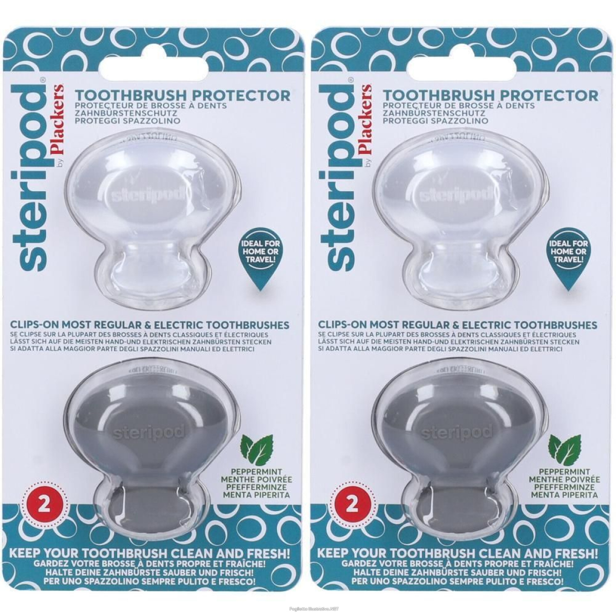 Cerca Offerte di steripod clip proteggi spazzolino 2 pezzi 2x2 st e acquista online
