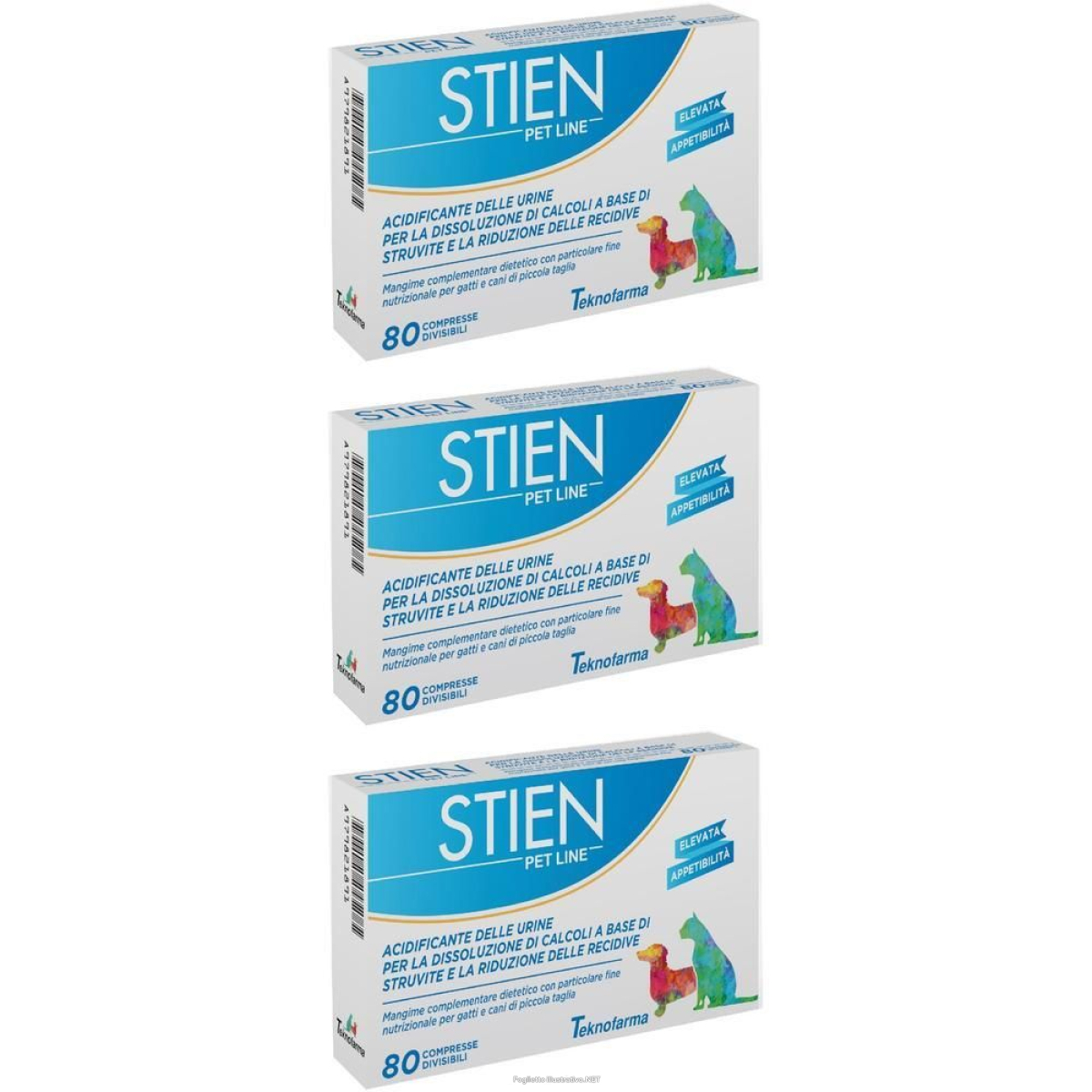 Cerca Offerte di stien pet line gatti/cani piccola taglia 80 compresse divisibili 3x80 e acquista online