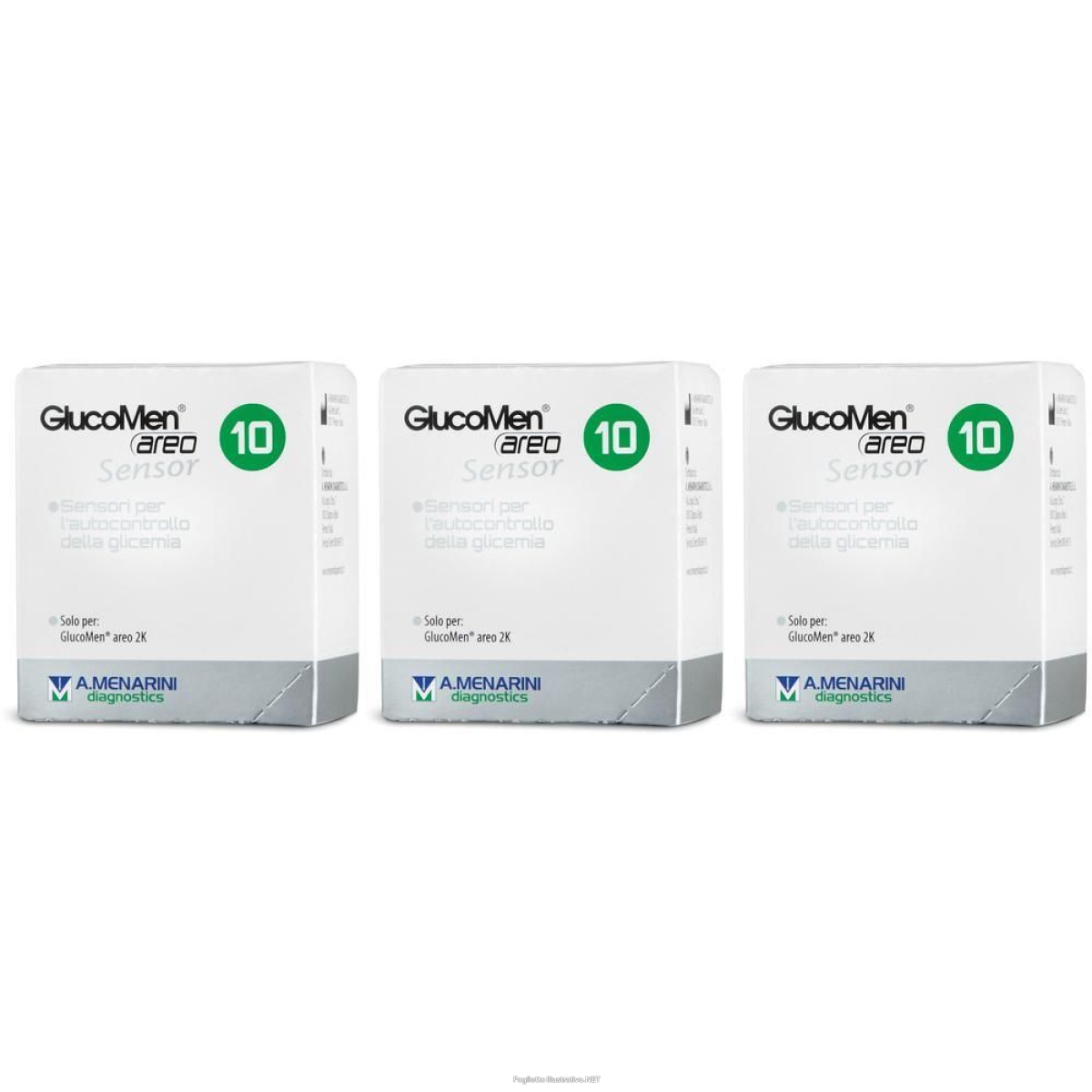 Cerca Offerte di strisce glucomen areo sensor per analisi del glucosio 10 pezzi 3x10 st e acquista online