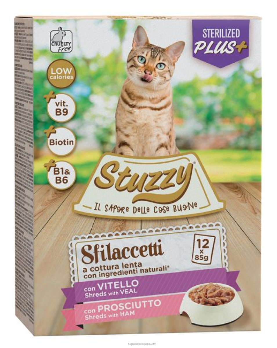 Cerca Offerte di stuzzy gatto sfilaccetti multipack adulto sterilizzato vitello & prosciutto cf. (12x85) gr e acquista online