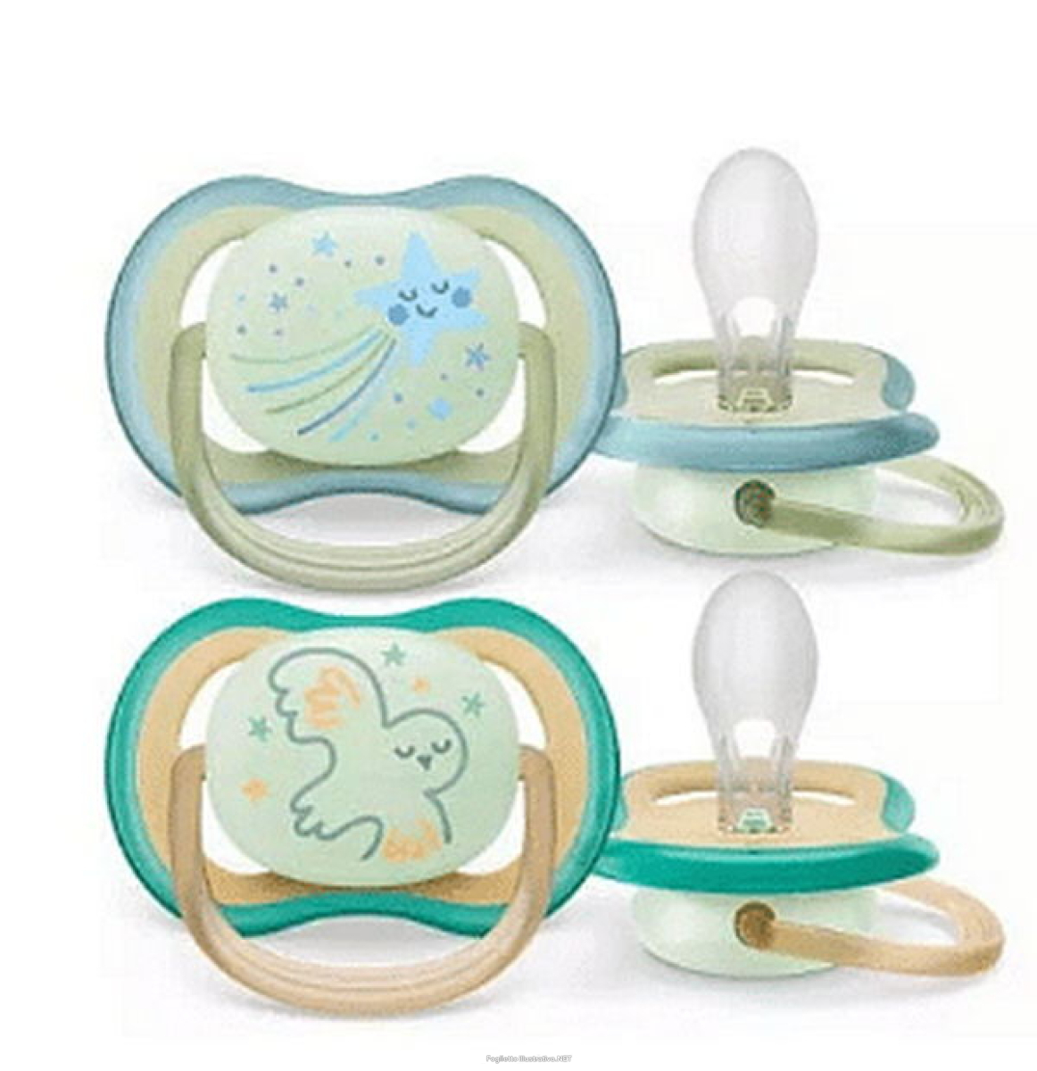 Cerca Offerte di succhietto avent ultra air night time 0-6m stella cometa/gufo e acquista online