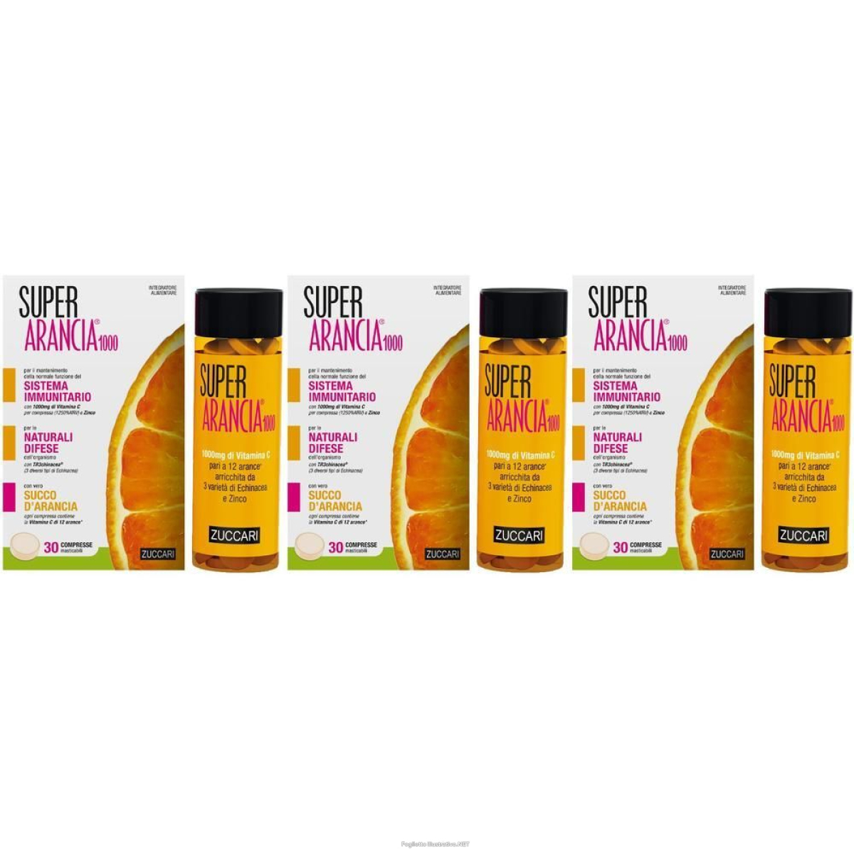 Cerca Offerte di super arancia 1000 in compresse masticabili 3x67,5 g mastica e acquista online