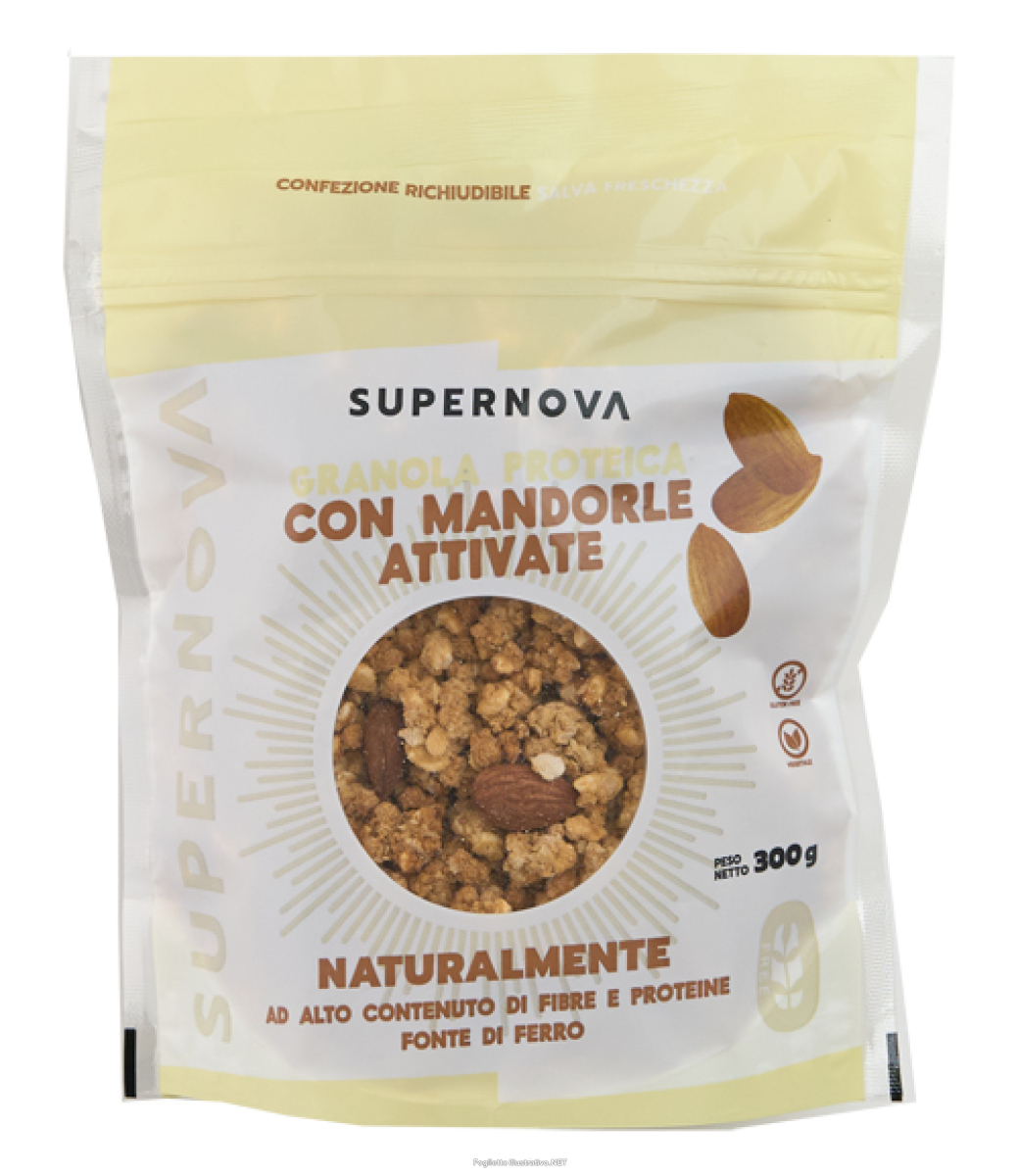 Cerca Offerte di supernova granola proteica con mandorle attivate senza glutine 300 grammi e acquista online