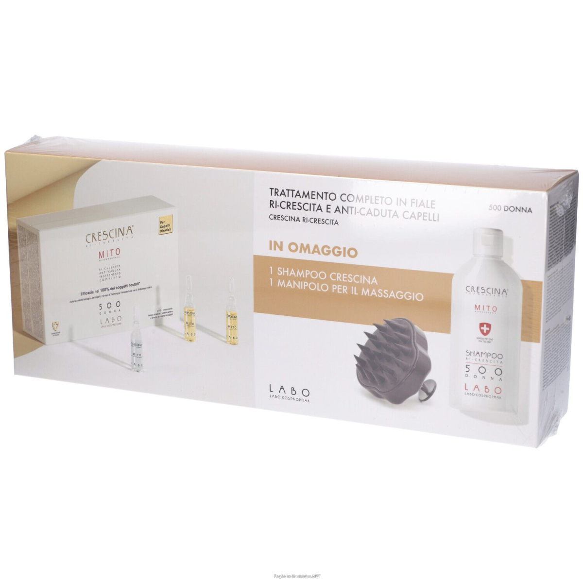 Cerca Offerte di superpromo crescina trattamento completo 500 donna 10 fiale ricrescita + 10 fiale anticaduta + shampoo + manipolo e acquista online