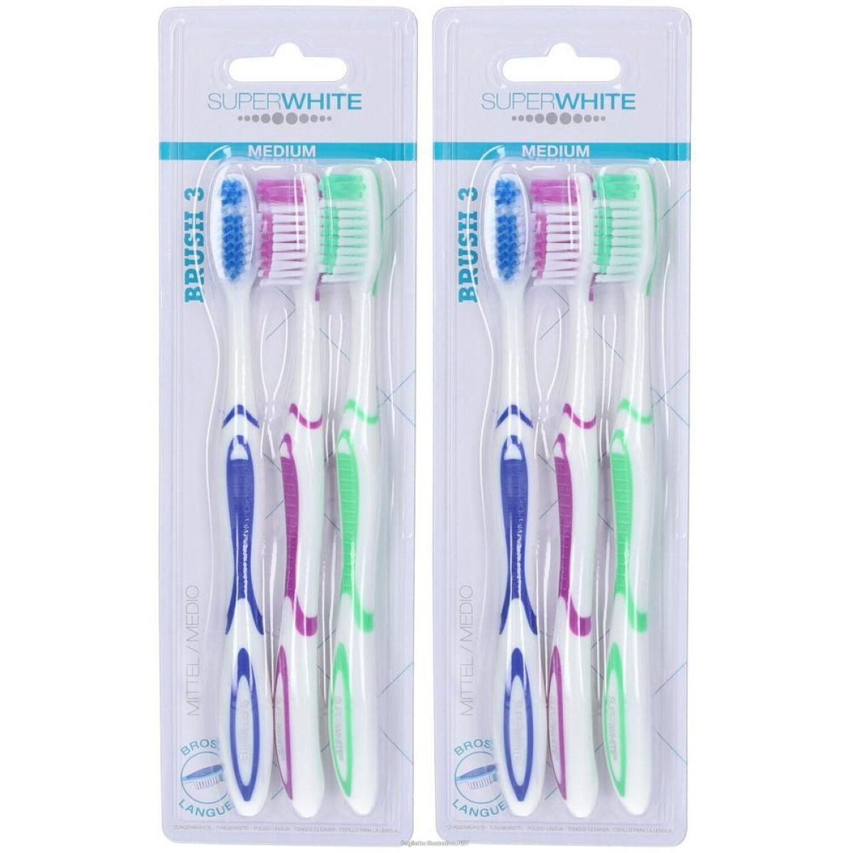 Cerca Offerte di superwhite brush spazzolino medium 3 pezzi 2x1 st e acquista online
