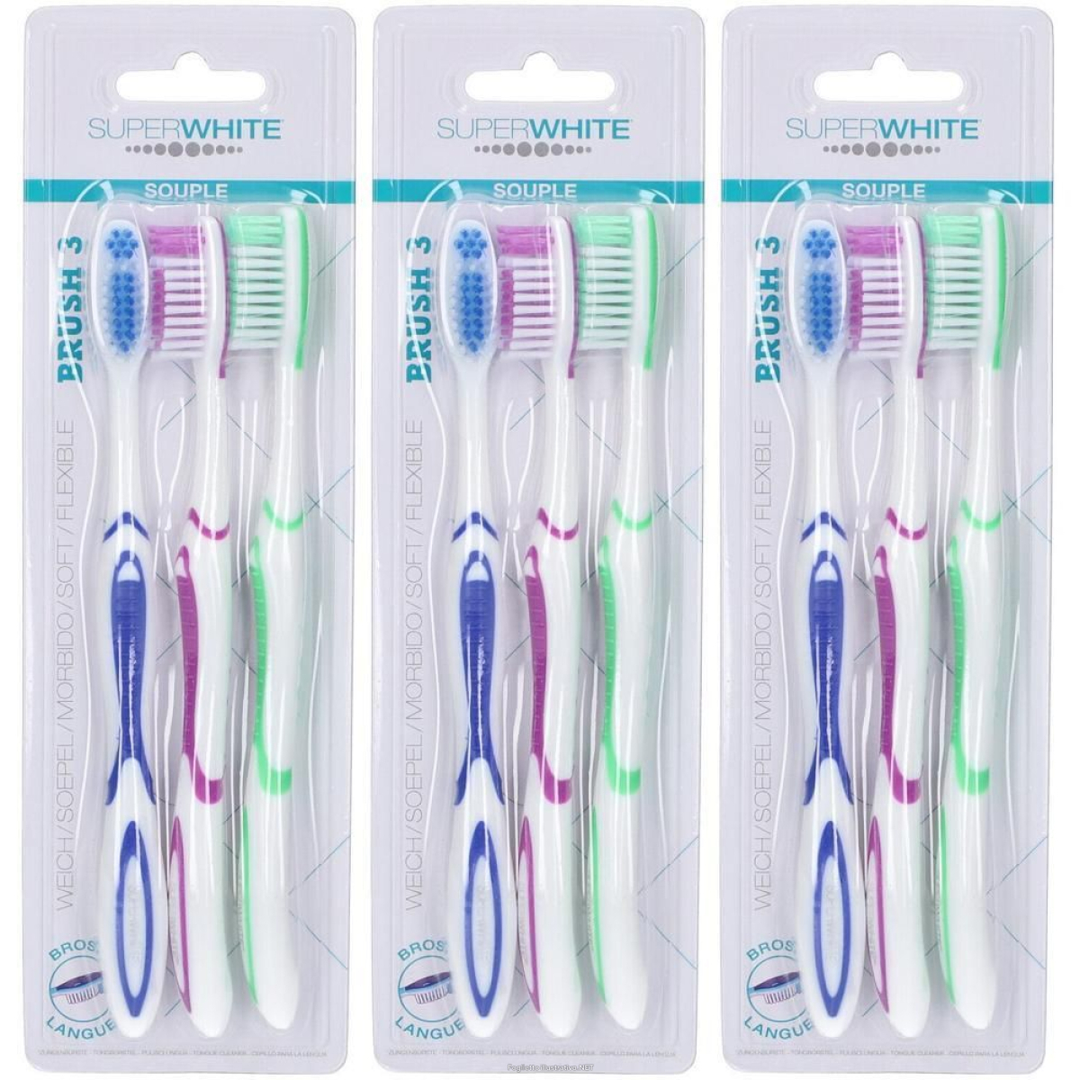 Cerca Offerte di superwhite brush spazzolino soft 3 pezzi 3x1 st e acquista online