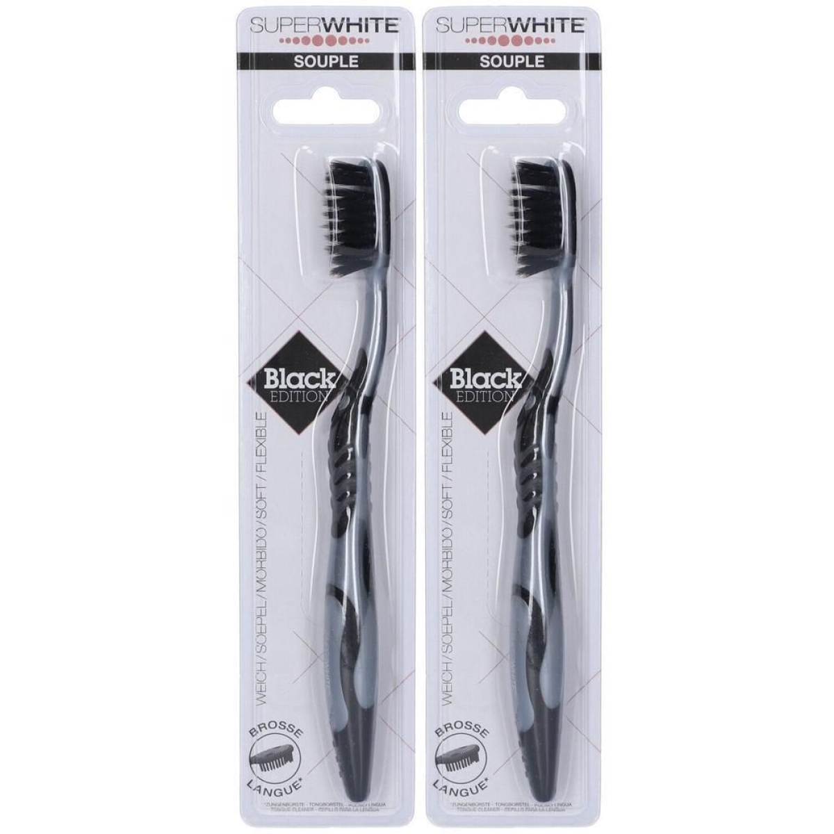 Cerca Offerte di Superwhite spazzolino morbido black edition 2x1 st e acquista online