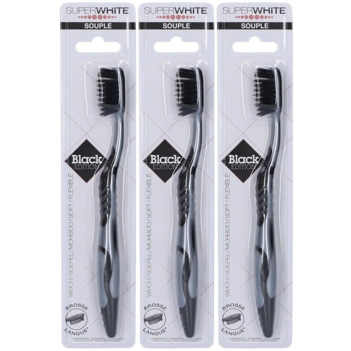 Cerca Offerte di Superwhite spazzolino morbido black edition 3x1 st e acquista online