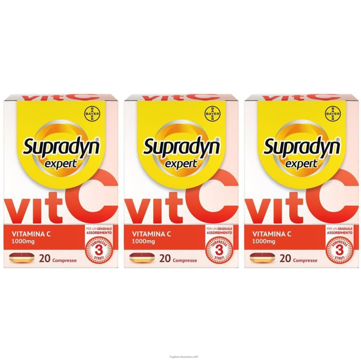 Cerca Offerte di supradyn expert vitamina c 1000mg sistema immunitario assorbimento gra e acquista online