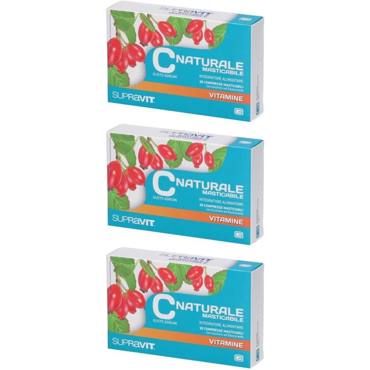 Cerca Offerte di Supravit® c naturale masticabile 3x36 g compresse masticabili e acquista online