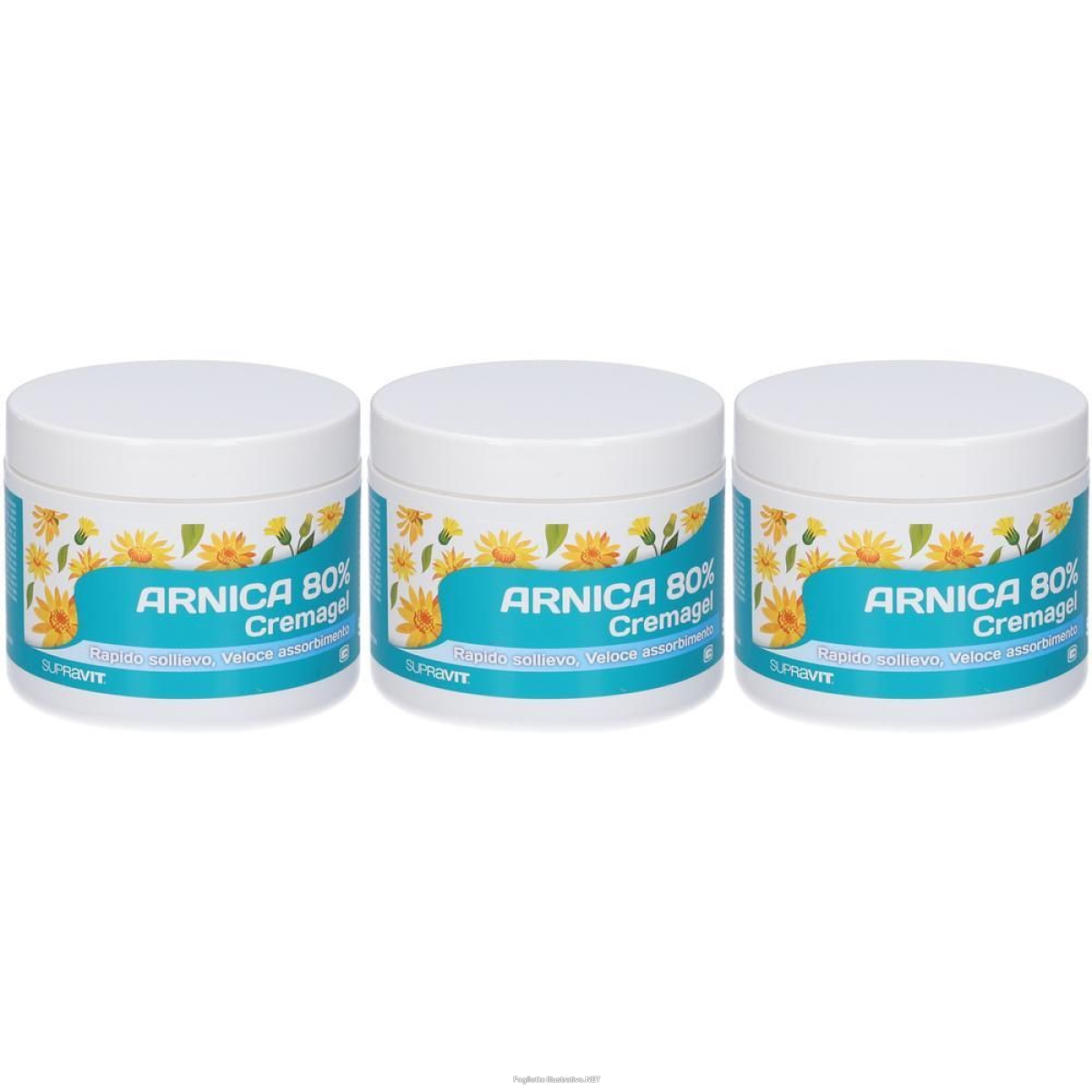 Cerca Offerte di supravit crema gel arnica 80% 3x500 ml e acquista online