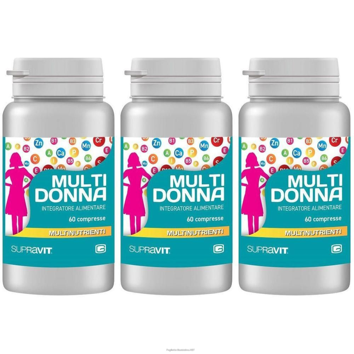 Cerca Offerte di supravit multi donna compresse 3x60 pz e acquista online