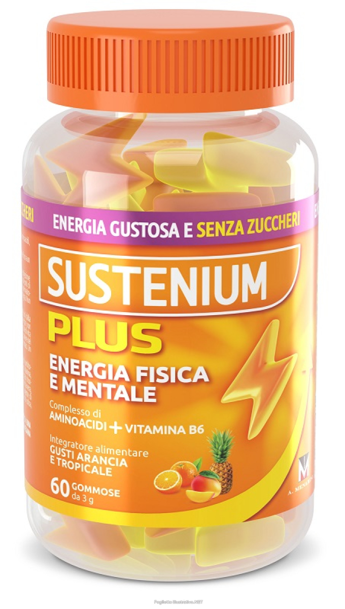 Cerca Offerte di sustenium plus - integratore alimentare energizzante per stanchezza fisica e mentale - 60 gommose e acquista online