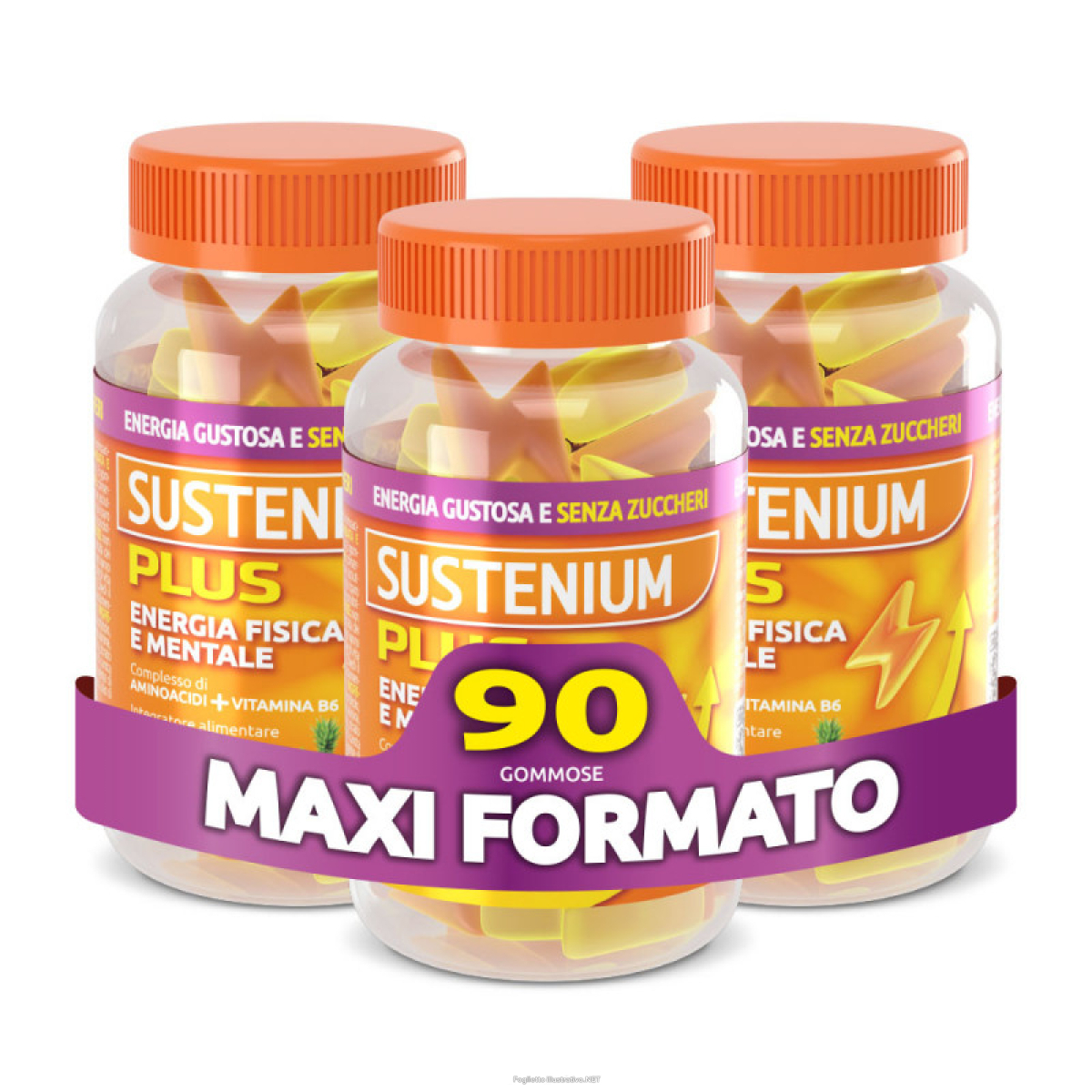 Cerca Offerte di sustenium plus - integratore alimentare energizzante per stanchezza fisica e mentale - 90 caramelle gommose e acquista online