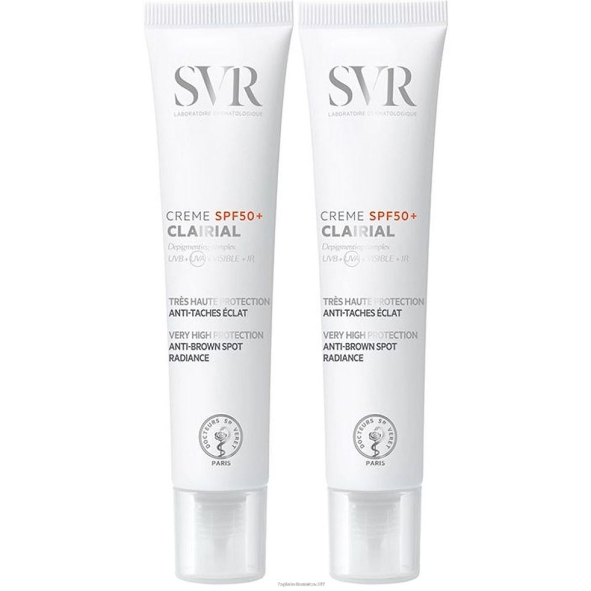 Cerca Offerte di svr clairial creme spf 50+ set da 2 2x40 ml crema e acquista online