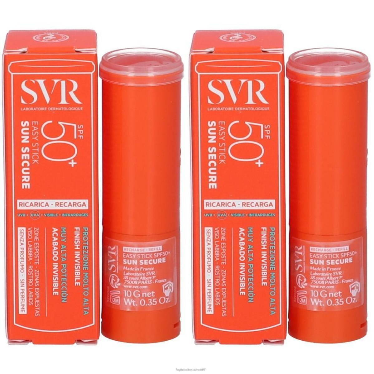 Cerca Offerte di svr ricarica sun secure easy stick spf50+ 2x10 g crema e acquista online