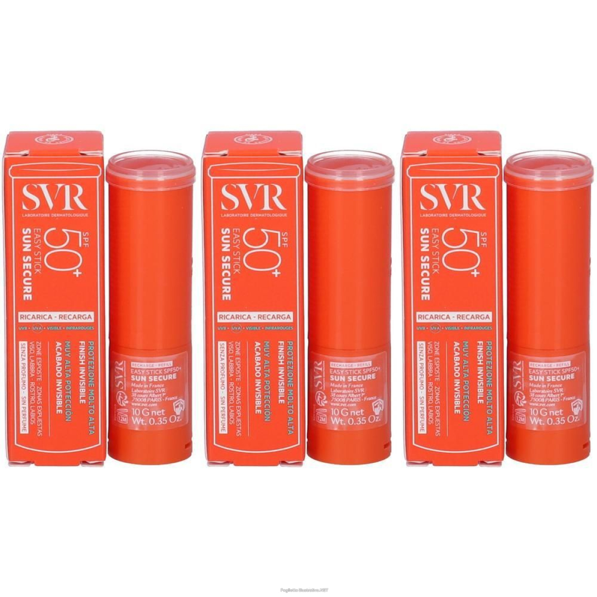 Cerca Offerte di svr ricarica sun secure easy stick spf50+ 3x10 g crema e acquista online