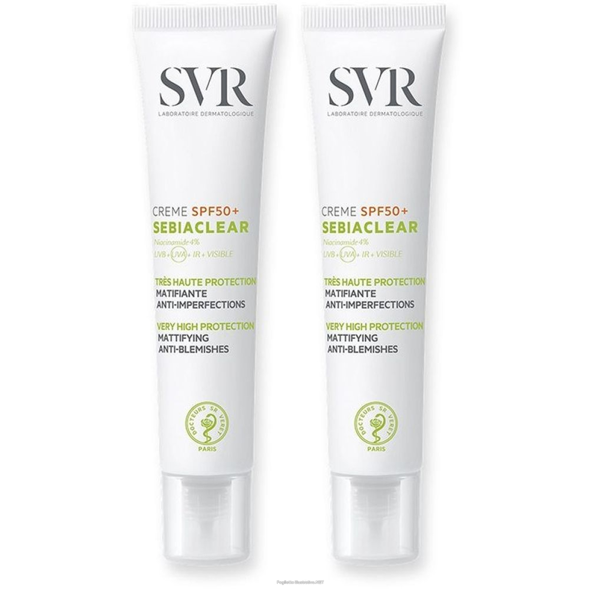 Cerca Offerte di svr sebiaclear creme spf 50+ set da 2 2x40 ml crema solare e acquista online
