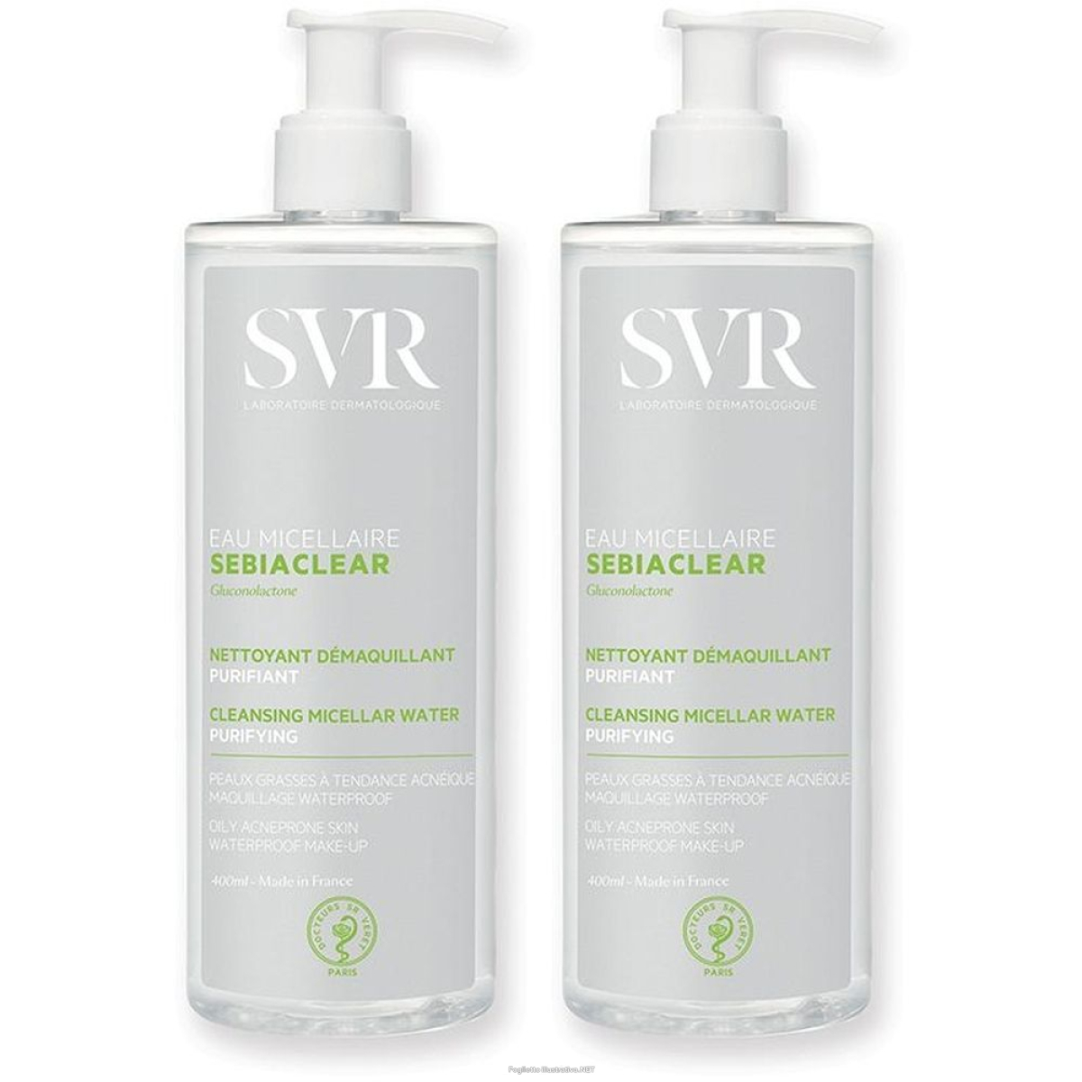 Cerca Offerte di svr sebiaclear eau micellaire set da 2 2x400 ml lozione viso e acquista online