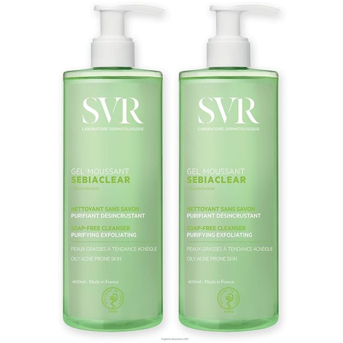 Cerca Offerte di svr sebiaclear gel moussant 400ml set da 2 2x400 ml detergente e acquista online