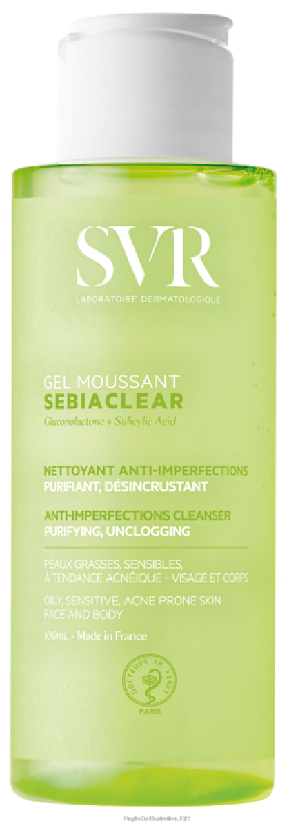 Cerca Offerte di svr sebiaclear gel moussant detergente purificante ed esfoliante per pelle grassa e acneica di viso e corpo100ml e acquista online