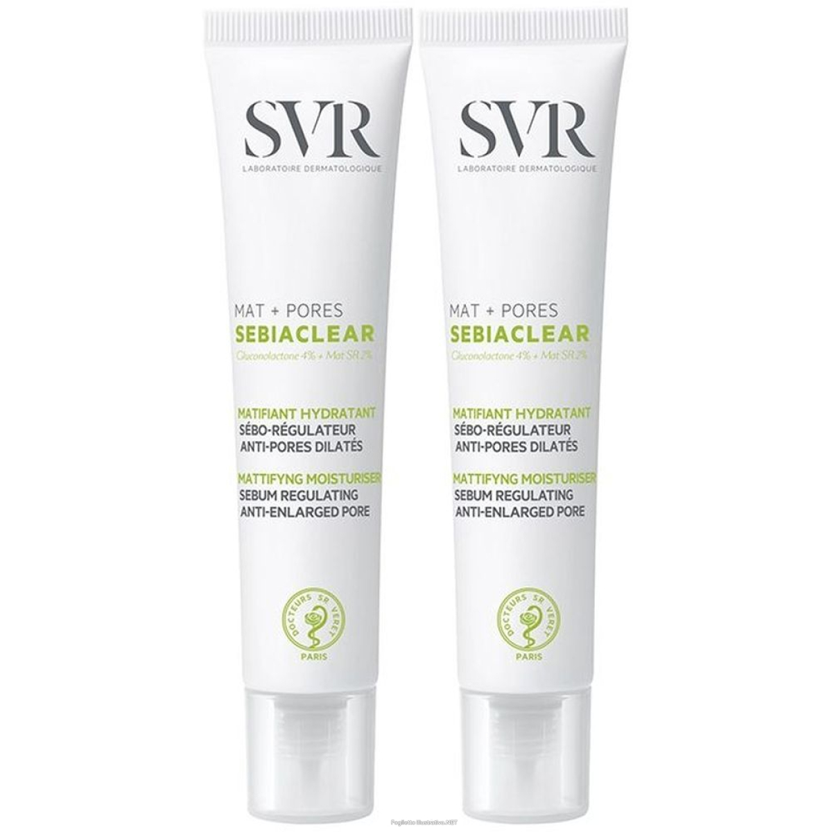 Cerca Offerte di svr sebiaclear mat+pores - refo set da 2 2x40 ml crema e acquista online