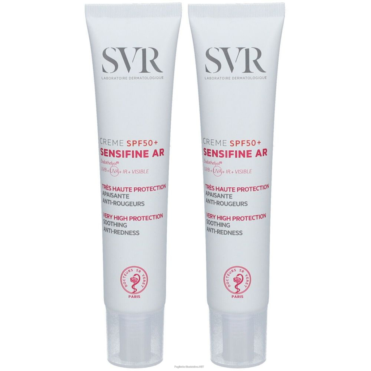Cerca Offerte di svr sensifine ar spf 50+ set da 2 2x40 ml crema e acquista online