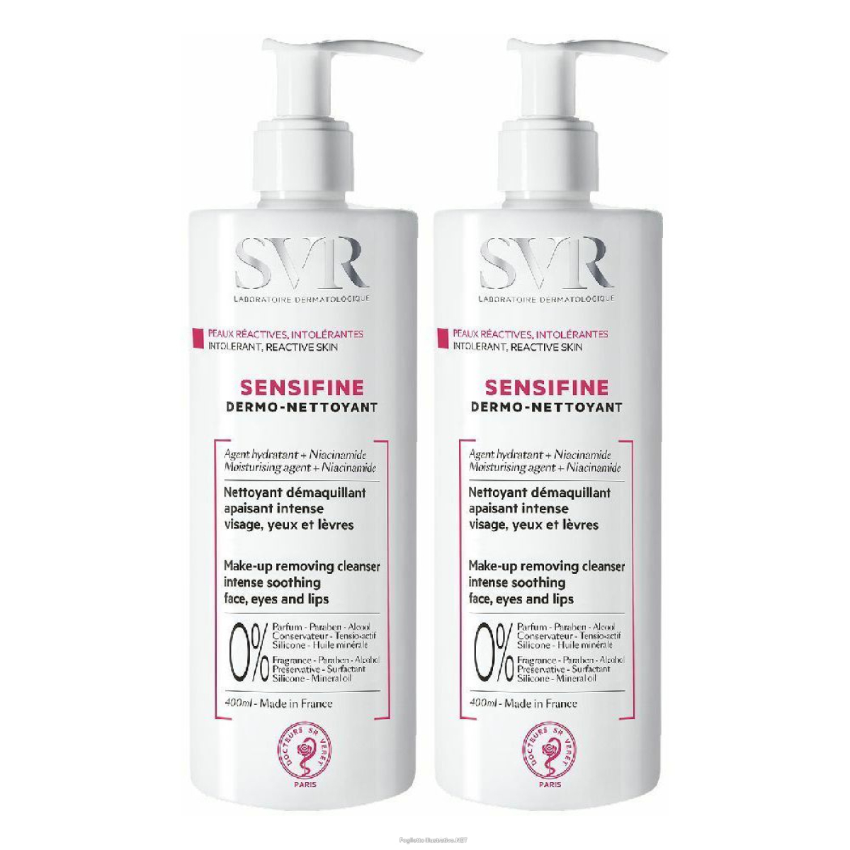Cerca Offerte di svr sensifine dermo-nettoyant set da 2 2x400 ml gel detergente e acquista online