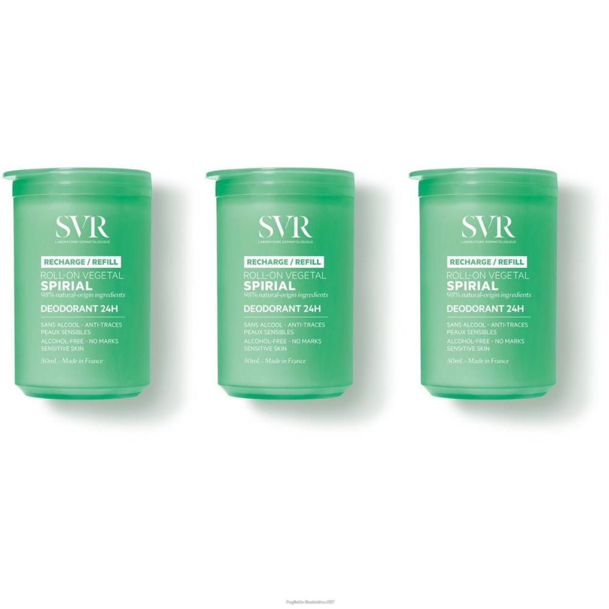 Cerca Offerte di svr spirial roll-on vegetal deodorante ricarica 3x50 ml e acquista online
