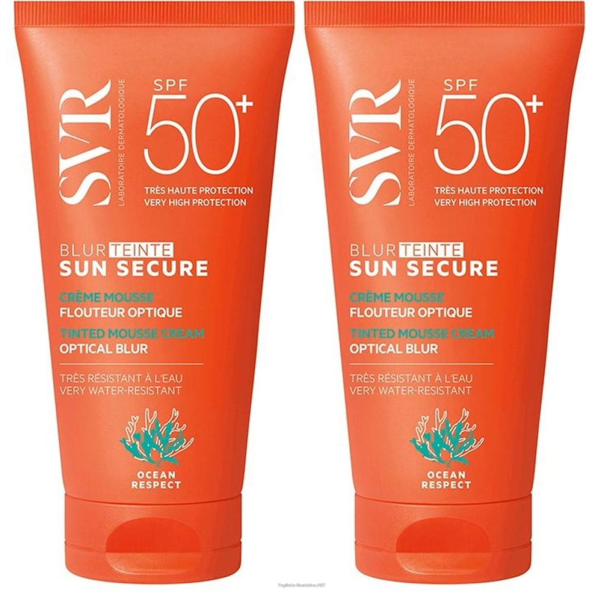 Cerca Offerte di svr sun secure blur teinte spf50+ set da 2 2x50 ml crema solare e acquista online