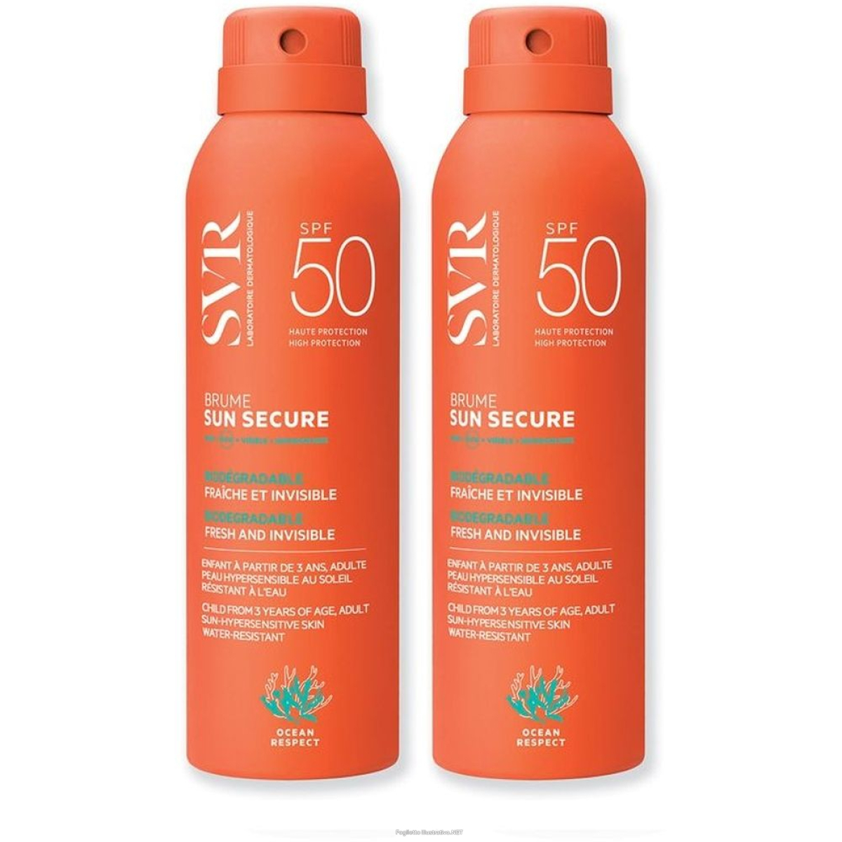 Cerca Offerte di svr sun secure brume spf50 set da 2 2x200 ml crema solare e acquista online