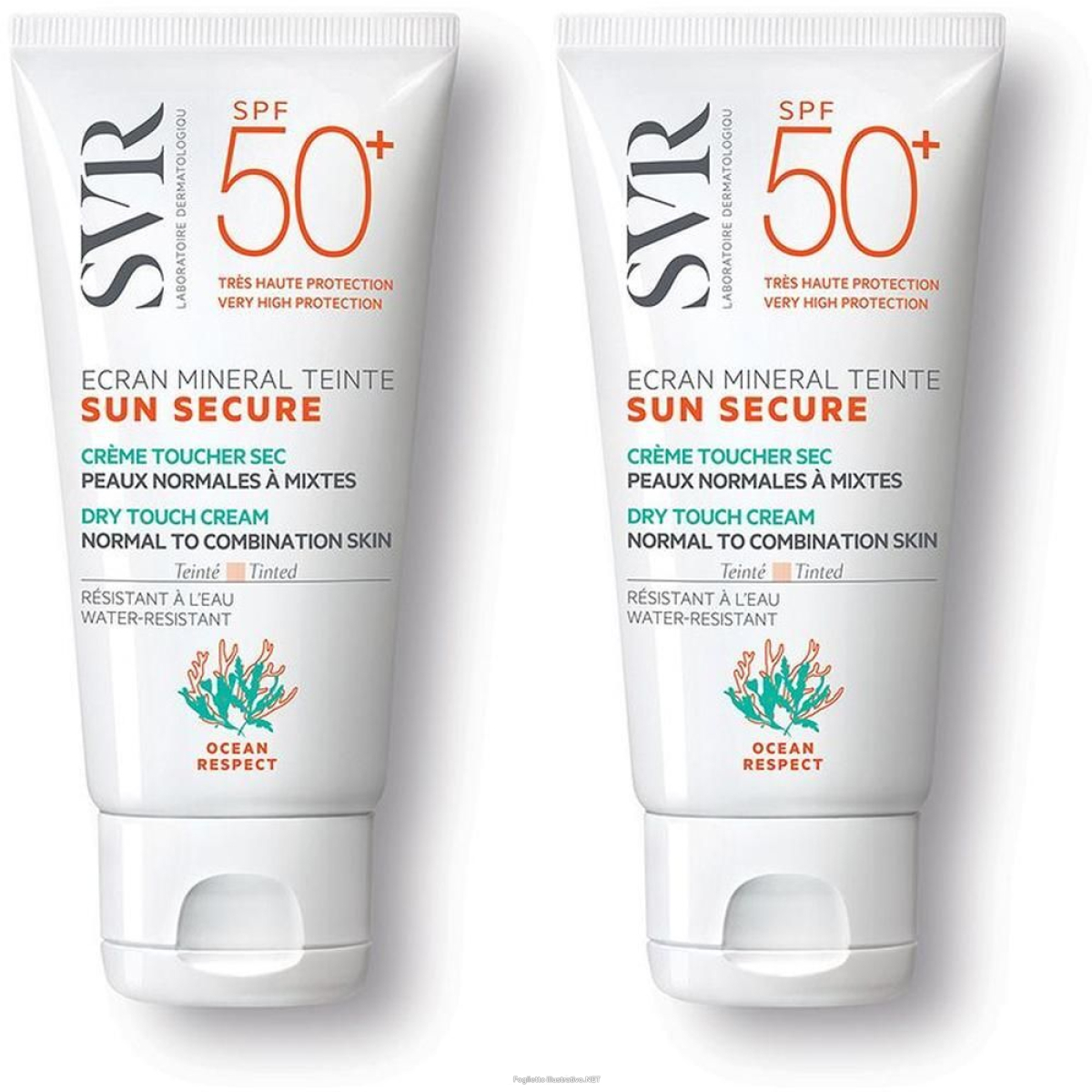 Cerca Offerte di svr sun secure ecran mineral teintè pelli normali spf50+ 2x50 ml crema e acquista online