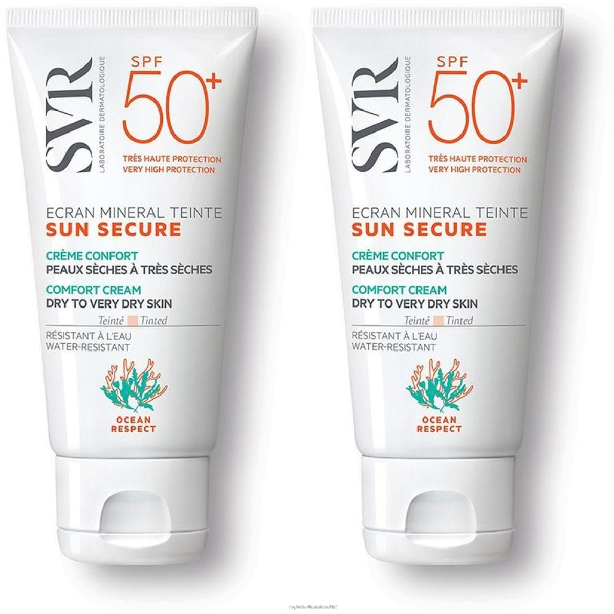 Cerca Offerte di svr sun secure ecran mineral teintè pelli secche spf50+ 2x50 ml crema e acquista online