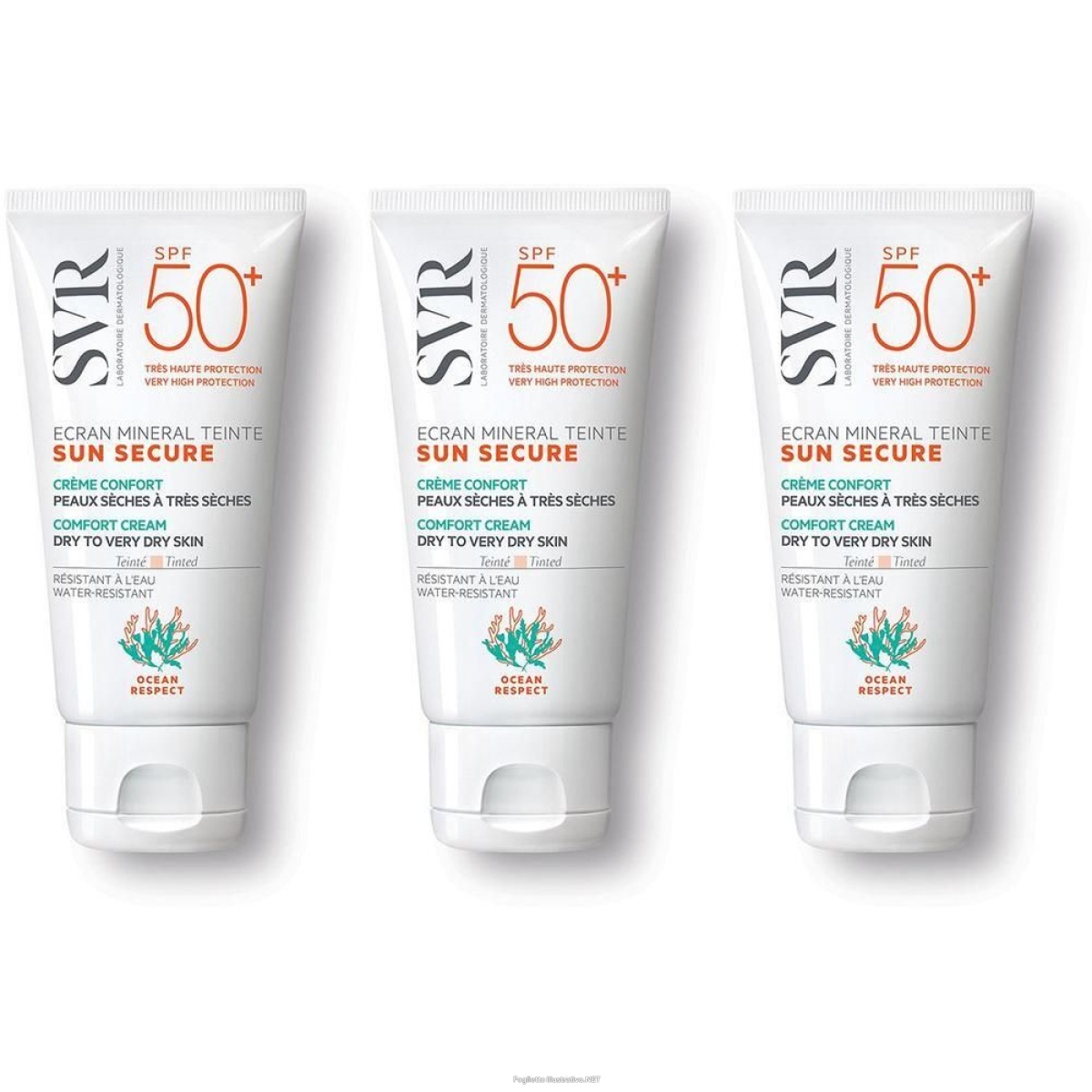 Cerca Offerte di svr sun secure ecran mineral teintè pelli secche spf50+ 3x50 ml crema e acquista online