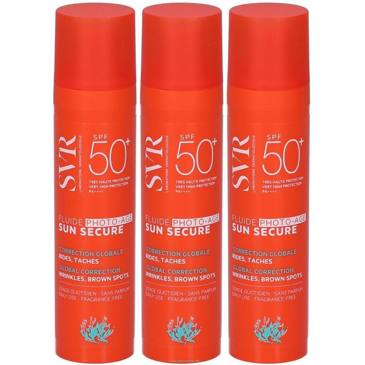 Cerca Offerte di svr sun secure photo-aging fluido spf50+ 3x40 ml crema e acquista online