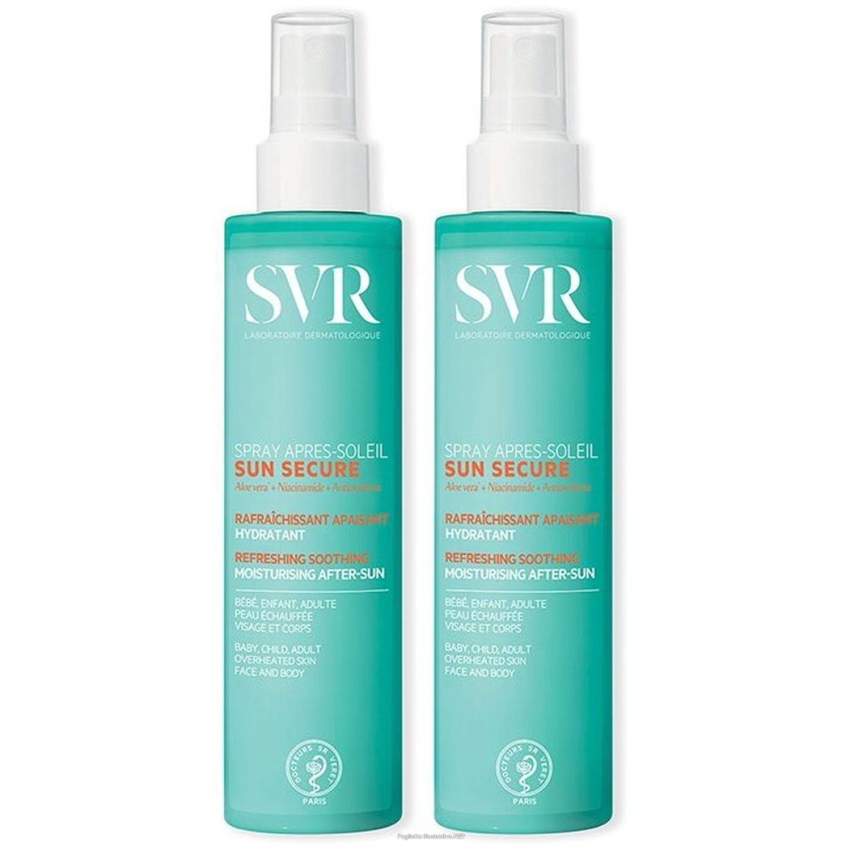 Cerca Offerte di svr sun secure spray après-soleil set da 2 2x200 ml crema e acquista online
